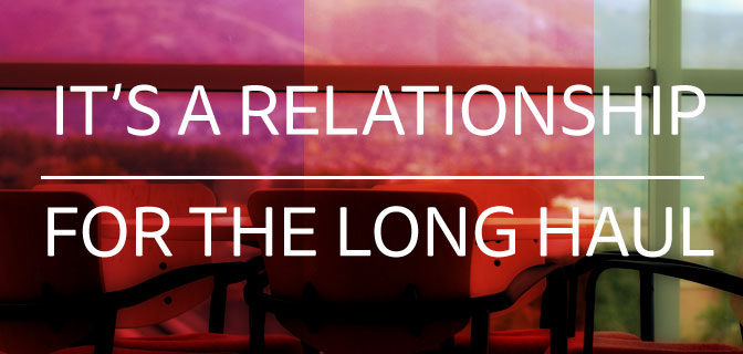 Marketing relationship for the long haul