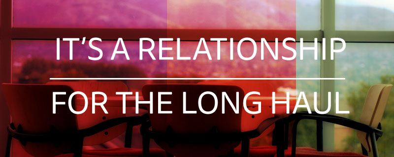 Marketing relationship for the long haul