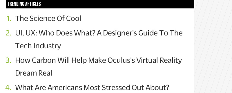 Trending articles on Co.Design