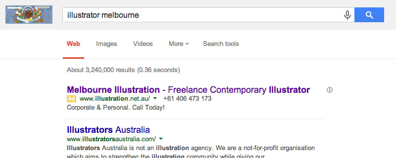 Google Adwords at work for a business
