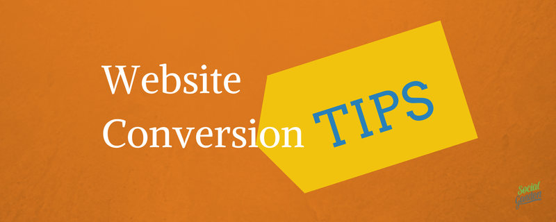Website conversion tips from Social Garden digital marketing agency