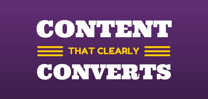 content that clearly converts