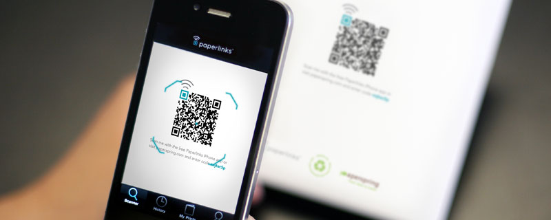 Using QR code for online promotions. Photo : Paperlinks. Source: Cohlab