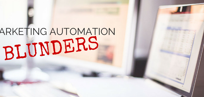 Marketing Automation Blunders