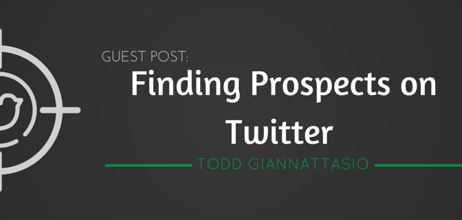 Finding prospects on twitter