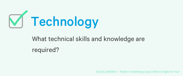 Technology: What technical skills and knowledge are required?